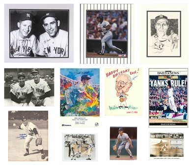 Lot of (11) New York Yankees Signed Photographs Including Mariano Rivera, Rickey Henderson, Yogi Berra, Don Mattingly and Phil Rizzuto (Beckett PreCert)  